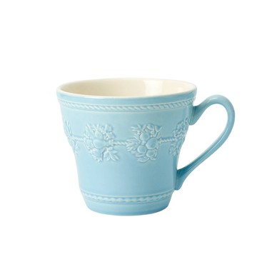 歡宴藍色馬克杯350ml