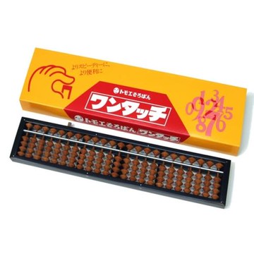 日本 TOMOE トモエ算盤株式会社 自動式算盤 樺玉 算盤 珠心算 (4x23檔) /個 ON100 4906935101002