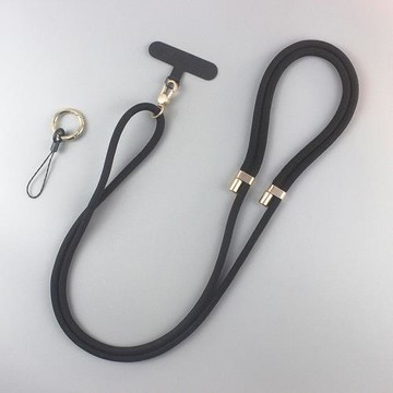 百搭時尚加長斜挎手機掛繩耐用防丟手機鏈背帶掛脖可調節手機繩男