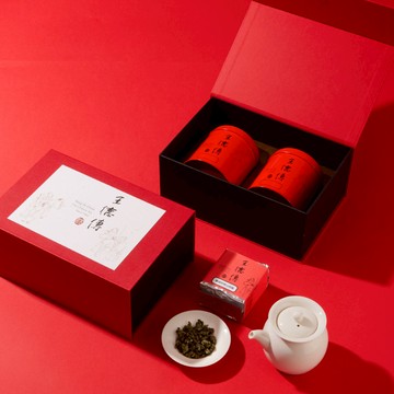 【德傳特選禮盒】凍頂烏龍100g+阿里山金萱100g-王德傳