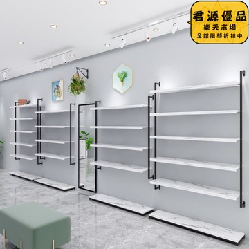 鞋架 鞋櫃 商場店鋪鞋店鞋架 白色板上牆多層展示架壁掛式鞋架 包包童鞋男女鞋鞋架
