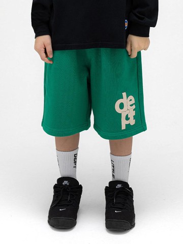 Logo Cotton Adjustable Sweatpants [Green]