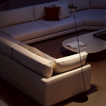 Torus Floor 靜謐時光USB充電式直立落地燈-多色可選 經典白