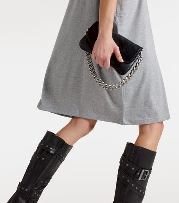 Y/Project Logo cotton jersey minidress