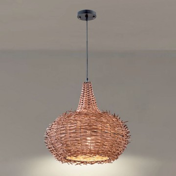 E27 竹籐編織單吊燈 B236-53-12-3324