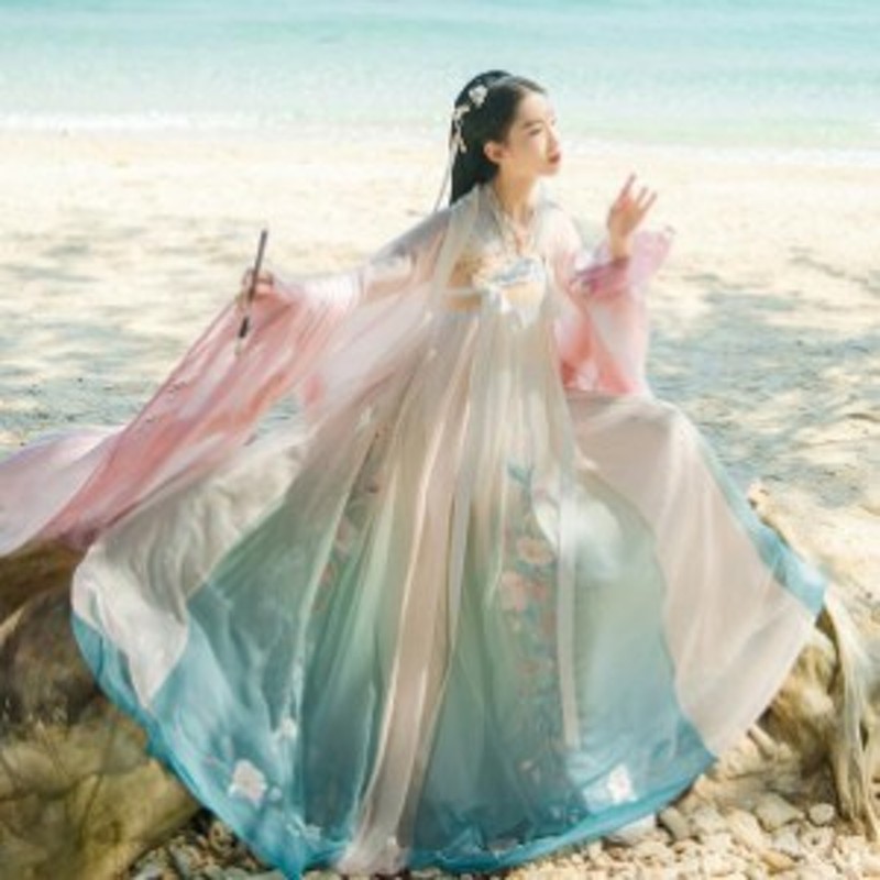 中国風 コスプレ衣装 仙女古典美人服 - フォーマル
