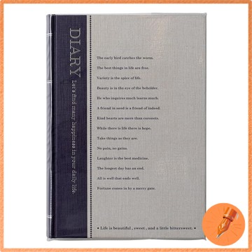 手帳本 自由日記 B6 直式 無日期