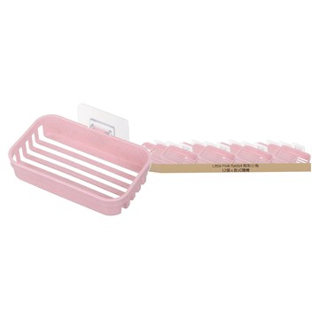 免釘皂盒掛架 約9x13.5x3cm±5%  多色 款式隨機  12個