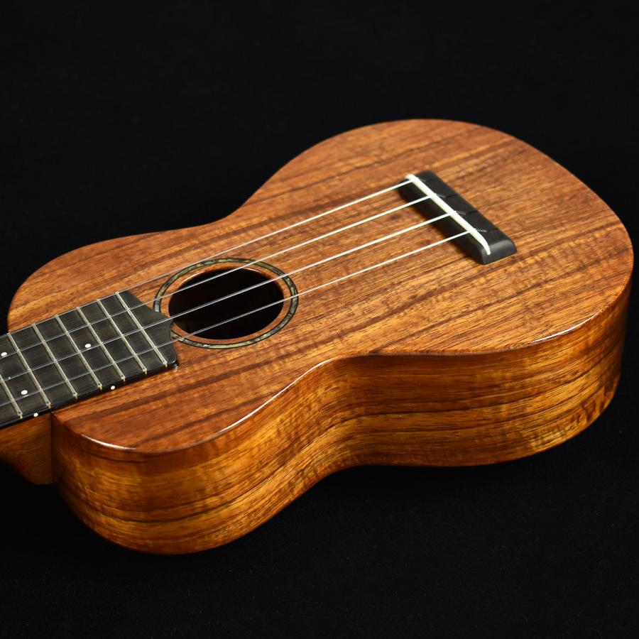 tkitki ukulele ティキティキ・ウクレレ HKS-ABALONE EC 5A　S N：974-083 〔ソプラノ〕〔5Aグレードハワイアンコア〕 〔未展示品〕