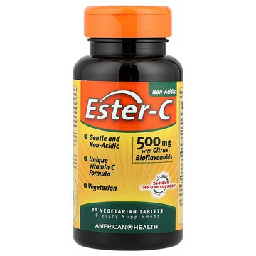 American Health, Ester-C®，含柑橘生物類黃酮，90 片素食片