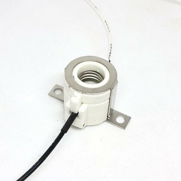 E11 燈頭座+線 陶瓷燈座 燈頭 陶瓷燈頭 燈線