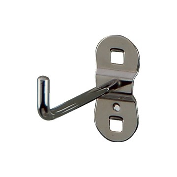 【樹德】 工作桌掛板直角單鉤 HK-1208(10入/包) 扳手架 工具架 刀具架 鑽頭 鐉刀 掛鈑掛鉤 【領券滿額再折千6/30止】