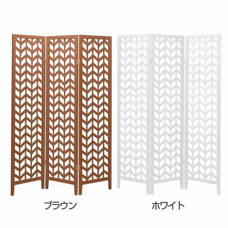 天然木スクリーン(パーテーション/衝立) 生っ 3連 ナチュラル 高さ 