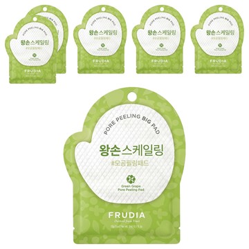FRUDIA 台灣公司貨 有拭無孔 青葡萄毛孔潔淨調理棉片 3ml  1片  6包