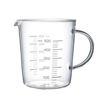 EconLife 高硼矽玻璃量杯 500ML刻度量杯 把手量杯 烘培烹飪(J60-013-02)