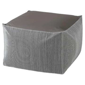 MUJI 無印良品 懶骨頭椅套  深藍直紋  1個  W65 x D65 x H43cm
