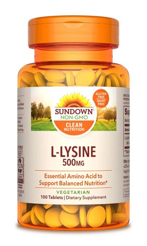 Sundown Naturals L-Lysine 500 mg - 100 Tablets