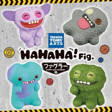 【FUGGLER】放克牙寶/牙齒怪 HAHAHA！Fig. 扭蛋公仔(4入/組)【墊腳石】