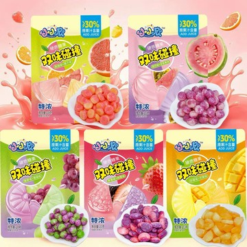 🔥台灣現貨🔥 雙拼口味 3D水果糖 多口味水果硬糖 辦公室休閒零食 獨立包裝
