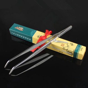 松思泰茶夾防滑加厚不銹鋼304茶夾  功夫配件金屬洗杯鑷子茶夾子