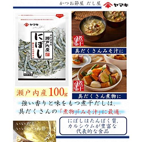 ヤマキ 瀬戸内産無添加煮干 100g×3袋