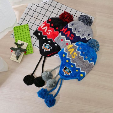 童萊卡個性湯瑪士碰碰護耳帽(顏色隨機出貨)