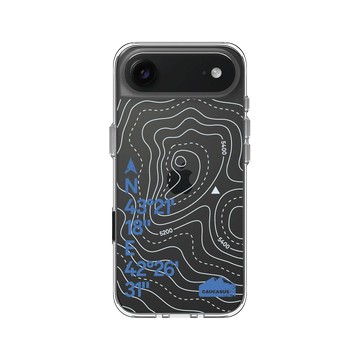 iPhone Air Clear Case（相機按鈕） 透明 - Nature Explorers 自然探索指南 - ⾼加索⼭