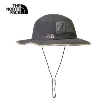 【The North Face 官方旗艦】北面男女款灰色UPF40防曬帽｜8EPZRHI 抗UV