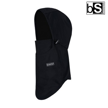 BlackStrap Team Hood-S 素色可調式雙層保暖多功能頭套【Black/黑】