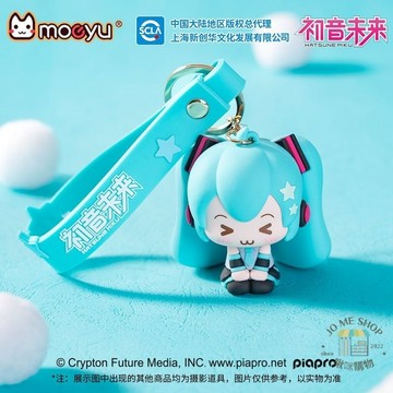 現貨 禮物 👘官方授權 正品 Hatsune Miku 初音未來 初音 眯眯眼系列 立體軟膠掛件 吊件 鑰匙圈 掛包包