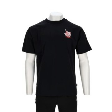 New Balance 男款 黑色 圖案 上衣 世界美食家 短袖 MT61H51DBK