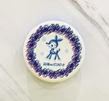 【震撼精品百貨】天使鹿Angel deer~日本SANRIO三麗鷗 天使鹿圓形鐵盒 空盒*52289