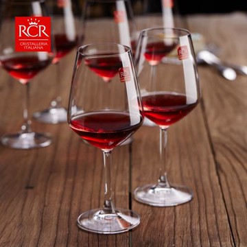 (免運)【2支裝】意大利進口RCR水晶玻璃高腳香檳干白勃艮第紅酒葡萄酒杯
