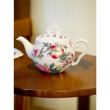 骨瓷茶具茶水壺陶瓷家用功夫茶具套裝泡茶壺杯中式水壺簡約復古