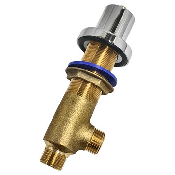 台製一字開關冷水，全銅本體  牙徑4分  1組