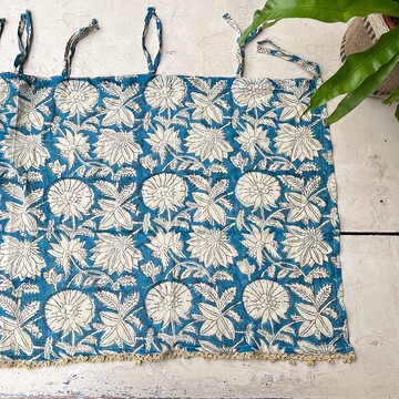 木印小半簾│薔薇藍│