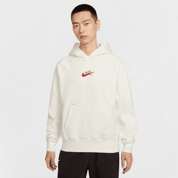 【NIKE】AS M NSW BB CNY FLC HD 米白 長袖上衣 男 帽T 馬年限定款 IQ3707133