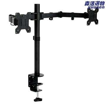 【雙屏升降】顯示器支架 電腦支架 雙屏支架 桌面支架 顯示器底座 托架 多屏支架 氣彈簧懸臂 360度旋轉 適用於臺式辦公 節省桌面空間