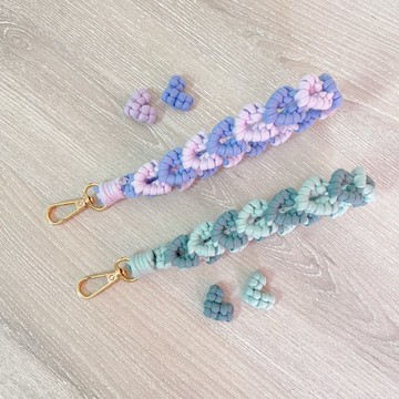 似葉子、似愛心手腕繩