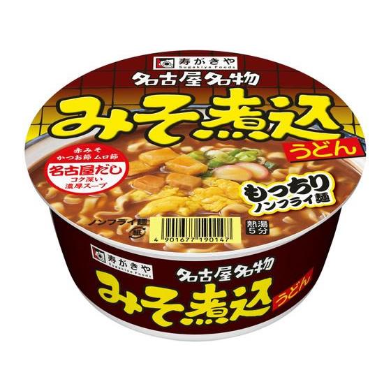 寿がきや カップみそ煮込うどん 106g