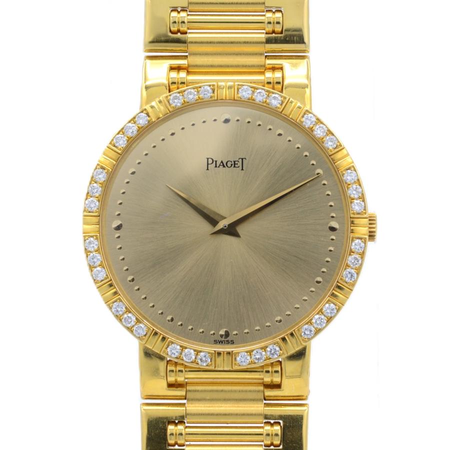 PIAGET ピアジェ ダンサー 84024 K 81 YG 金 ダイヤベゼル QZ