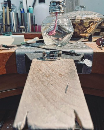 十三溝空磚戒指