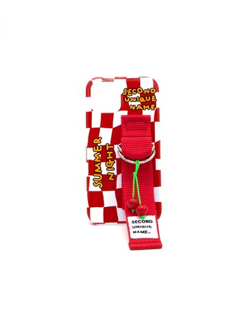 [Red] Checkerboard Iphone Case