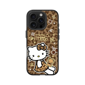 iPhone 16 Pro Clear 酷墨灰 - 三麗鷗-Hello Kitty - 豹抱小夥伴