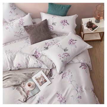 FOCA 吸濕排汗天絲兩用被舖棉床罩組 6件組  兩用被舖棉床罩組  雙人  落落繁花