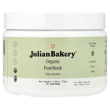 Julian Bakery, 有機全羅漢果優效甜味劑，2.65 盎司（75 克）
