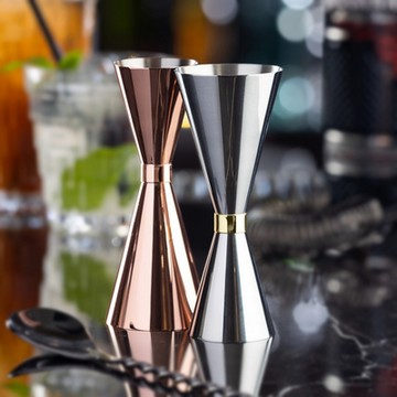 《Utopia》日式不鏽鋼調酒量杯-亮銀-- 量酒器 JIGGER 調酒用具