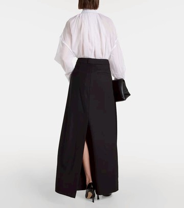 Victoria Beckham Wool-blend maxi skirt
