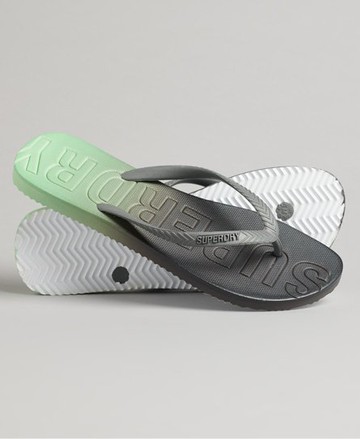 Superdry Women's Women's Code Dip Dye Flip Flops Grey / Grey/Mint Dip Dye - Size: M