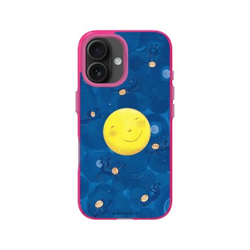 iPhone 16 Clear 粉漾桃 - 幾米 Jimmy Liao - 月亮忘記了-陪伴